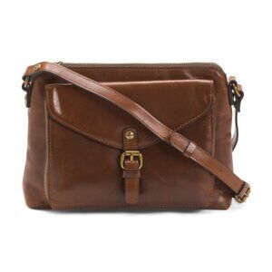 PATRICIA NASH Leather Avellino Medium Front Pocket Crossbody